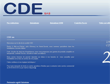 Tablet Screenshot of cdeannecy.com